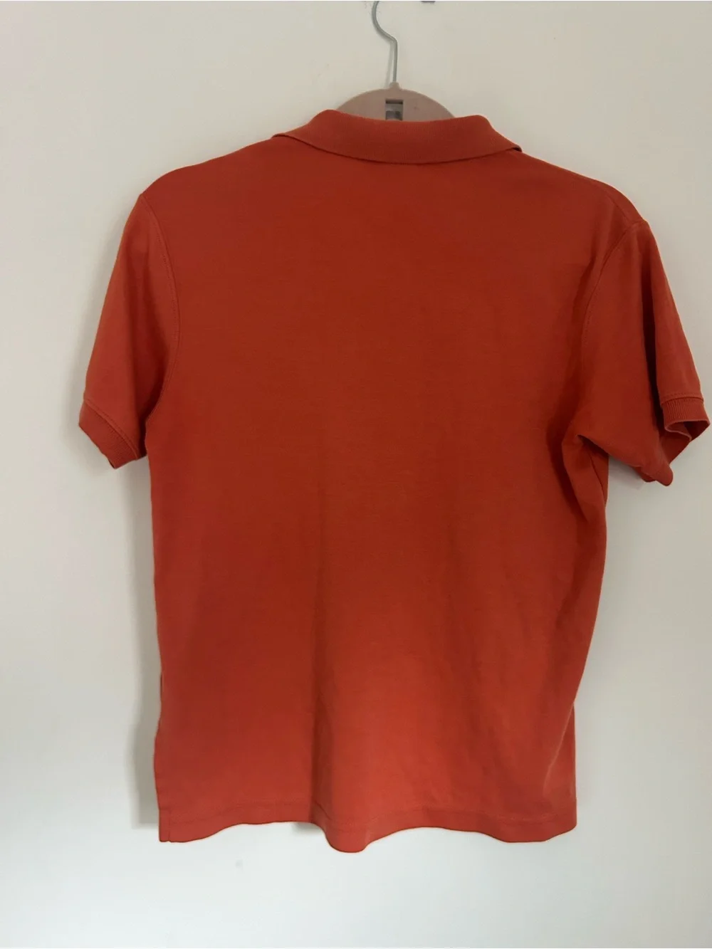 Lands' End Boys' Rust-Orange Short Sleeve Polo